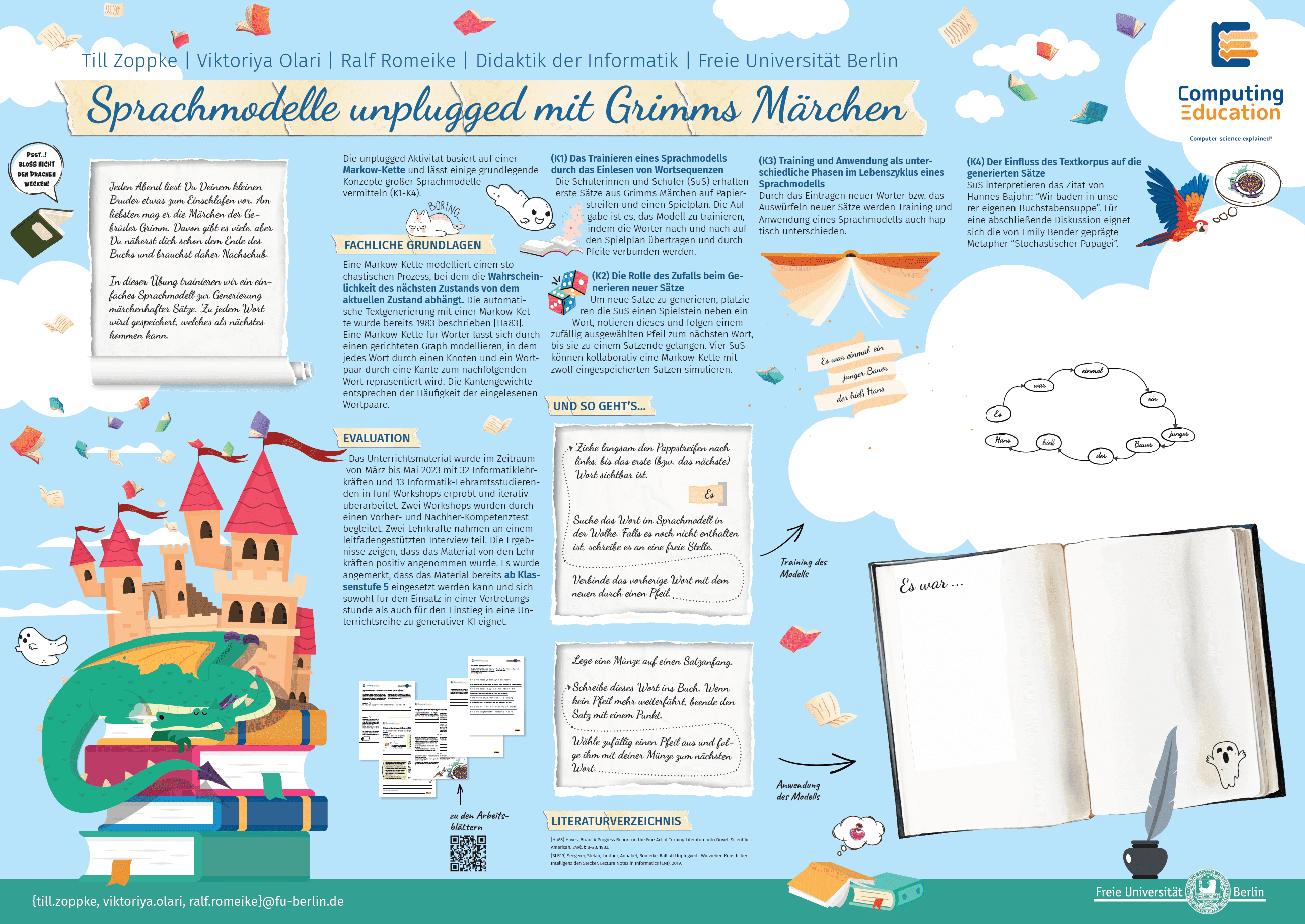 Sprachmodelle unplugged mit Grimms Märchen cover image